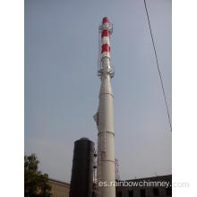 Chimenea de acero salvador de espacio en la tierra